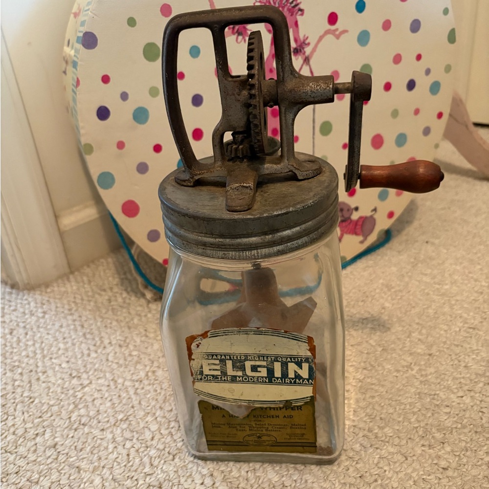 Elgin vintage churn /whipper found on the farm